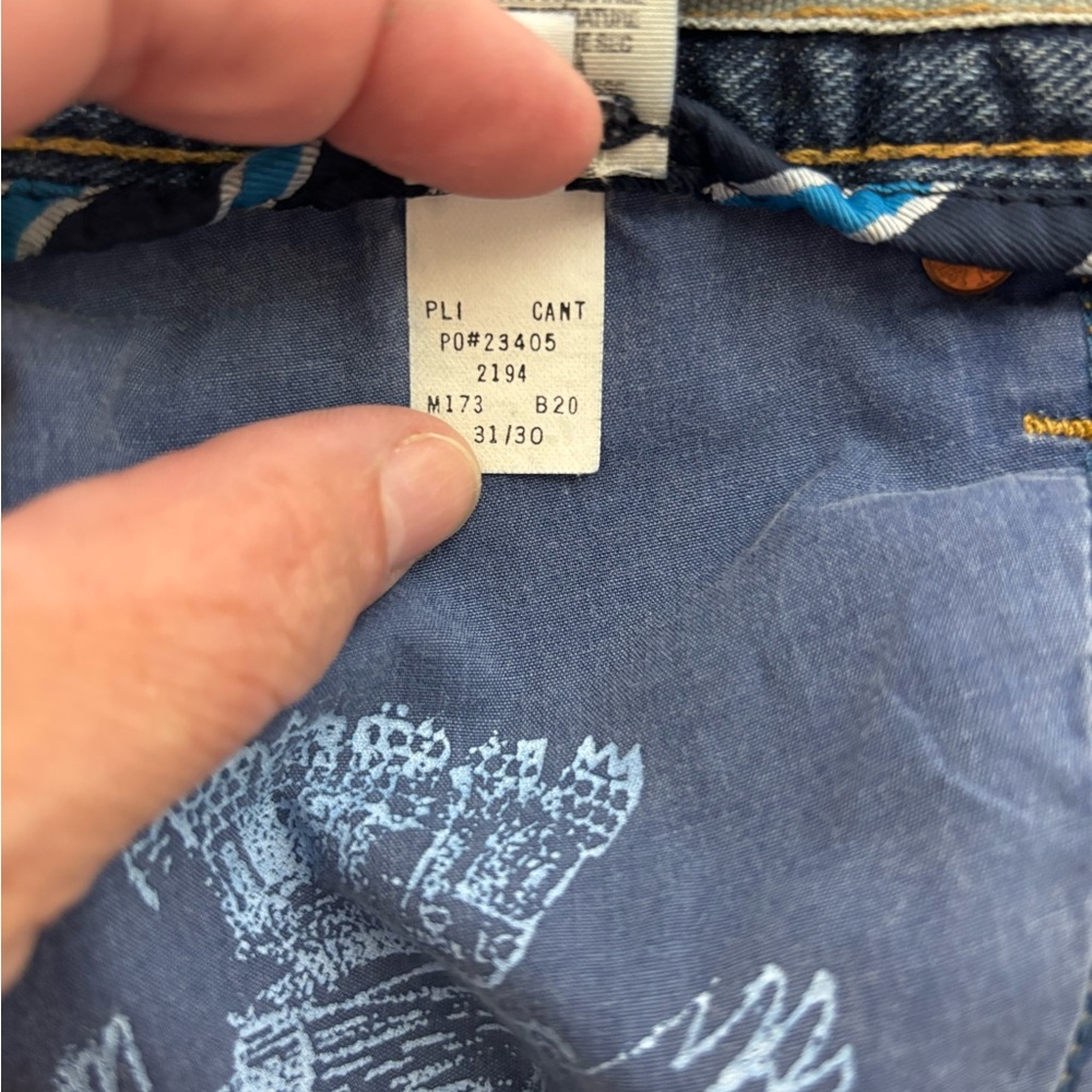 American Eagle Mens 31/30 Relaxed Straight Leg Jeans Medium Wash Blue De… - Picture 16 of 16